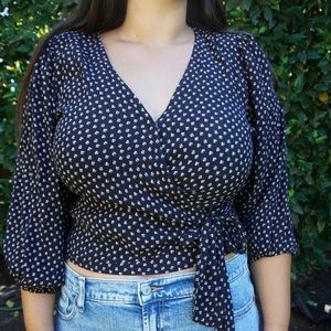 Abercrombie & Fitch wrap blouse!